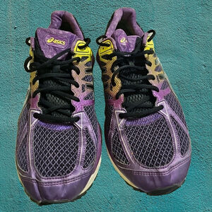 Asics Gel Cumulus 17 Gore-Tex Women's Sneakers US Size 13 EURO 46 Purple Yellow